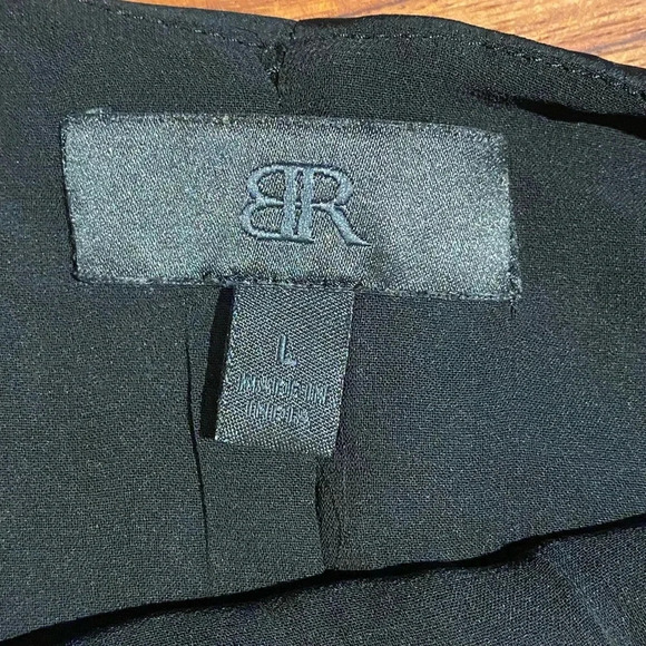 Banana Republic BR Monogram Black Beaded Sleeveless Top, size L - Picture 3 of 9